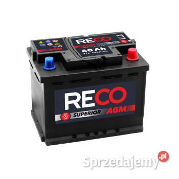 Akumulator RECO AGM RA56064 12V 60Ah 640A Łódź