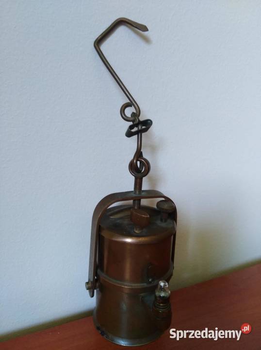 Lampka Karbidowa Vintage Retro Wałbrzych