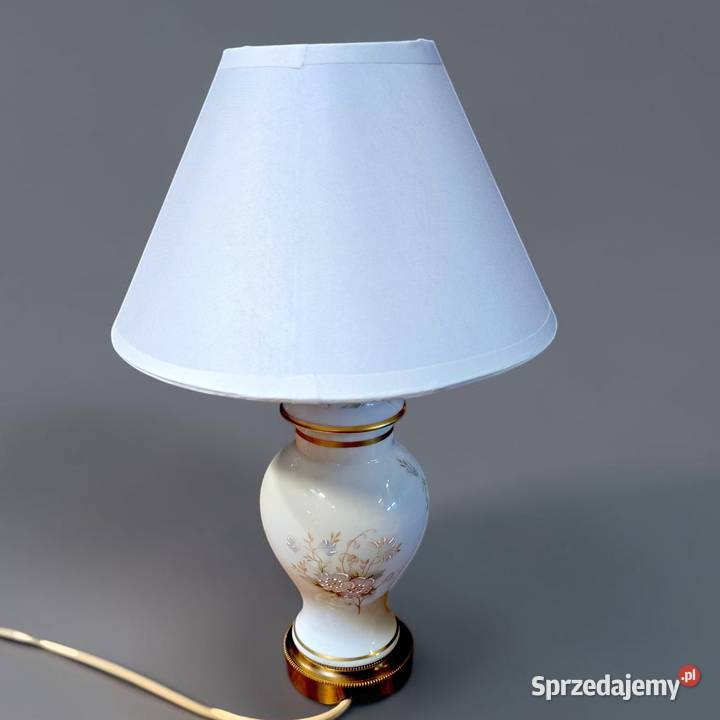 Lampka stołowa Ray Limoges Francja połowa XXw Bronisze