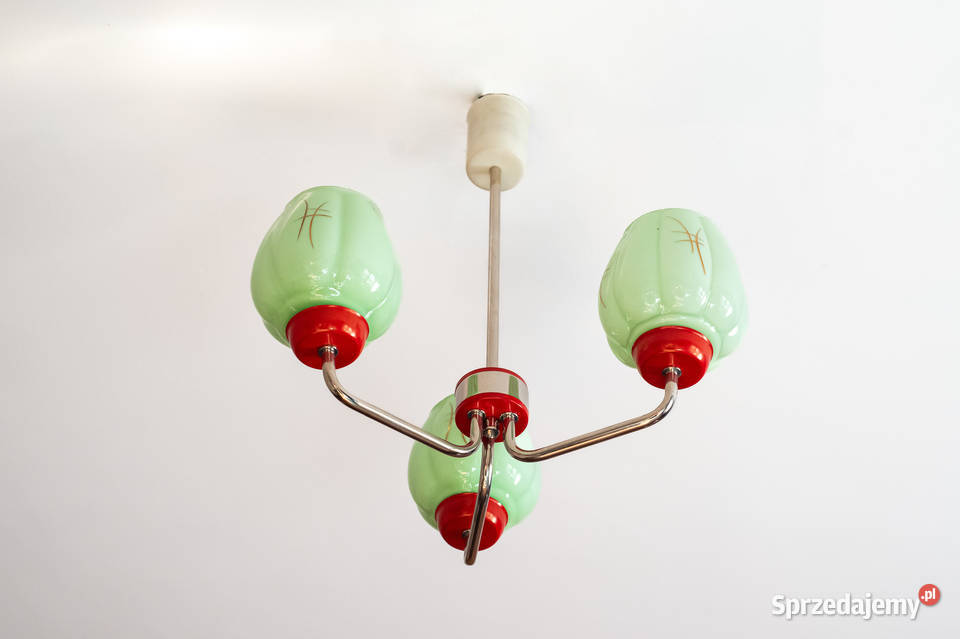 Żyrandol lata 70 Look PopArt MidCentury Vintage Dąbrowa Górnicza