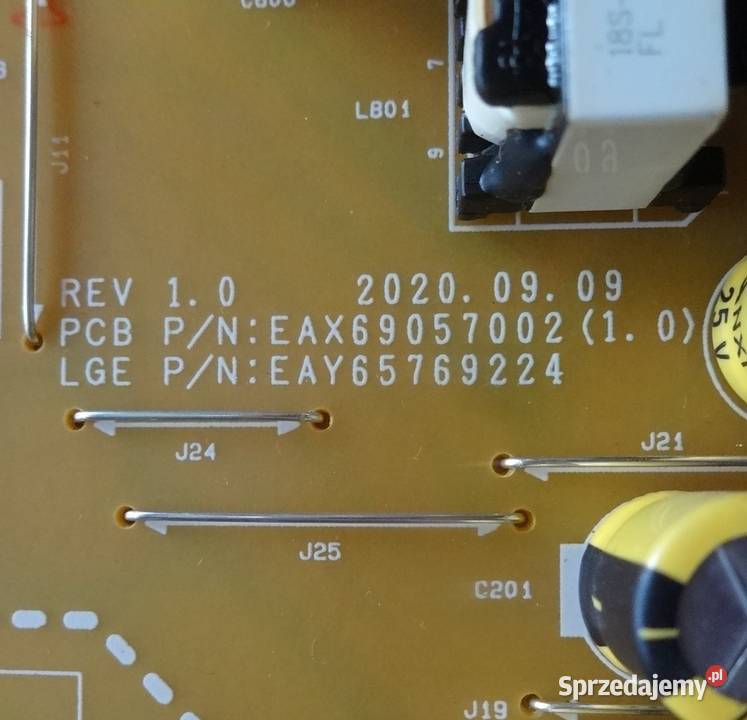 Zasilacz LGP50T20U1 EAX69057002 LG 50UP75003LF Elektronika Szczecin