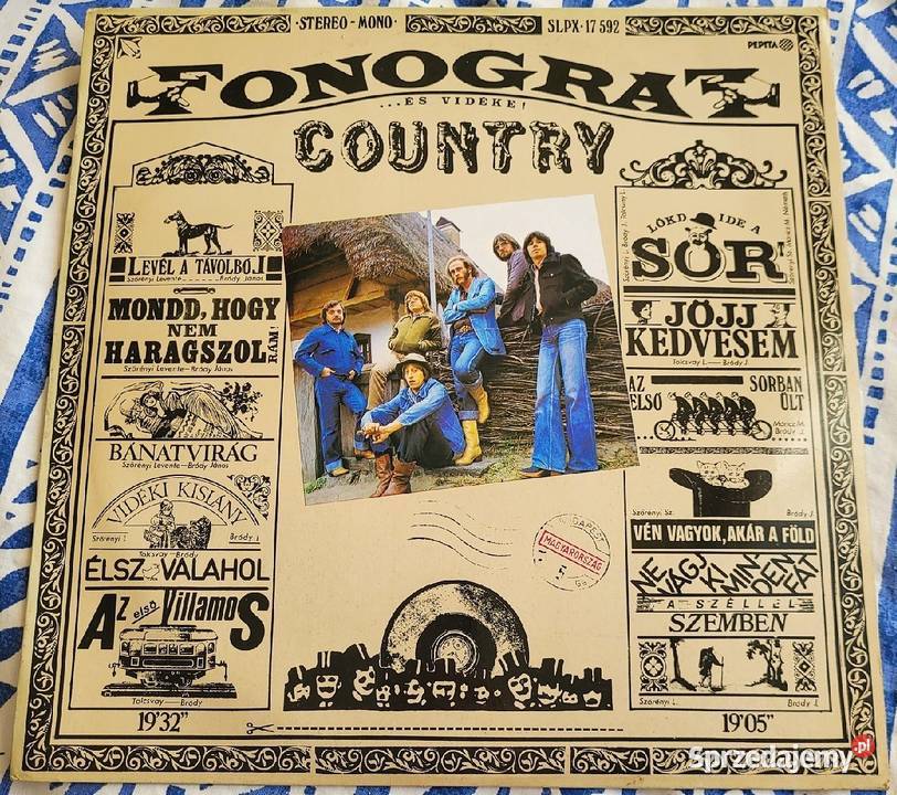 Fonogrf Country płyta winylowa z roku 1979 kujawsko-pomorskie Chełmno