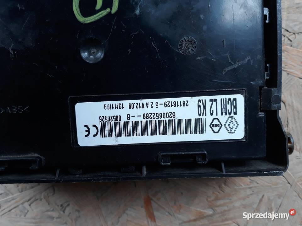 RENAULT CLIO 3 III MODUŁ KOMFORTU UCH BCM Układ elektryczny Międzychód
