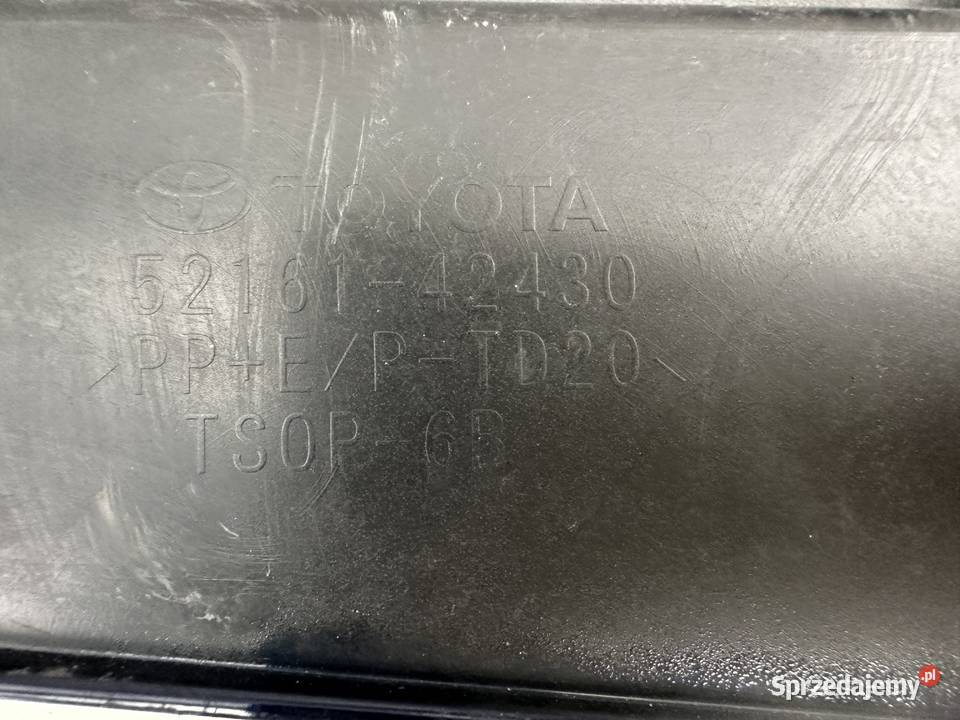 TOYOTA RAV 4 V 19 NAROŻNIK ZDERZAKA PRAWY TYŁ Karoseria wielkopolskie Międzychód