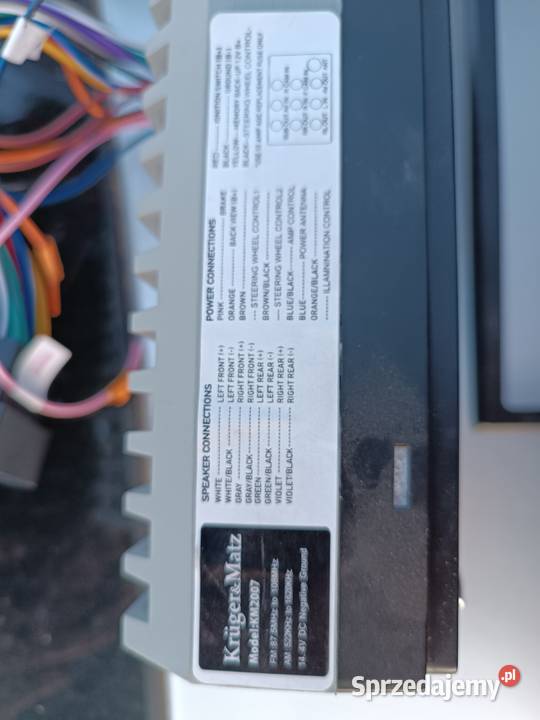 Radio 2din Kruger Matz bluetooth Włocławek