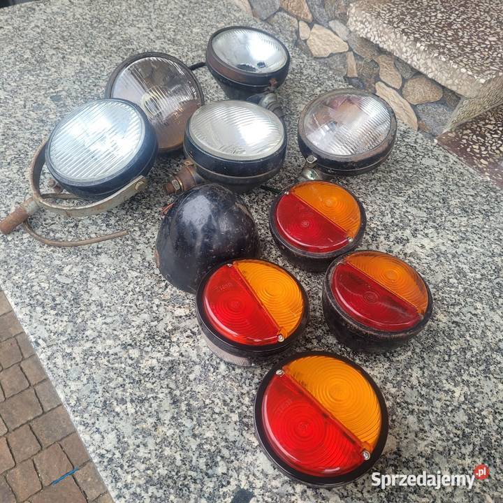 Lampy ursus c330 c330m przód tył szperacz