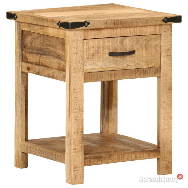 Szafka nocna 40x40x50 lite drewno mango WM372716 Warszawa
