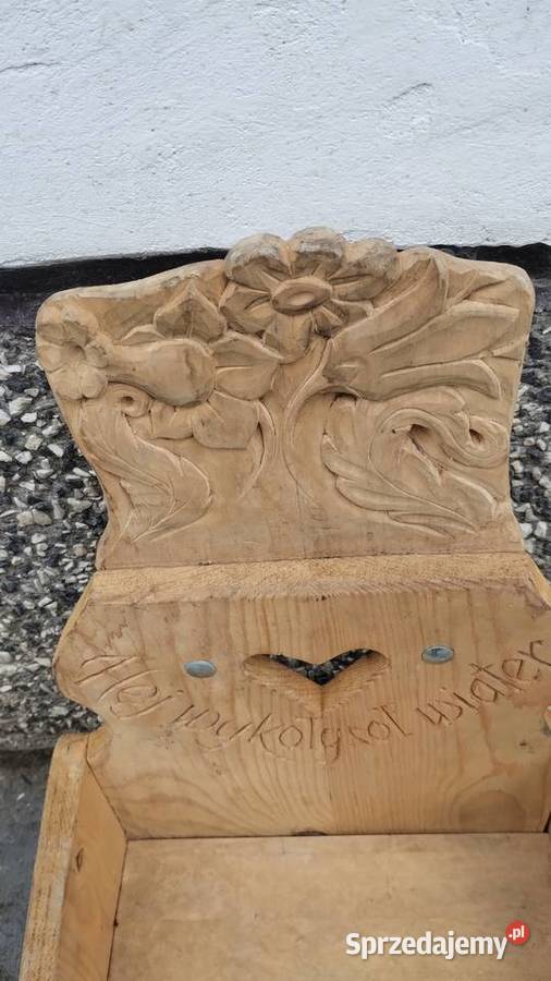 Krzesełko Kwietnik drewniany Hej wykołysoł Krosno