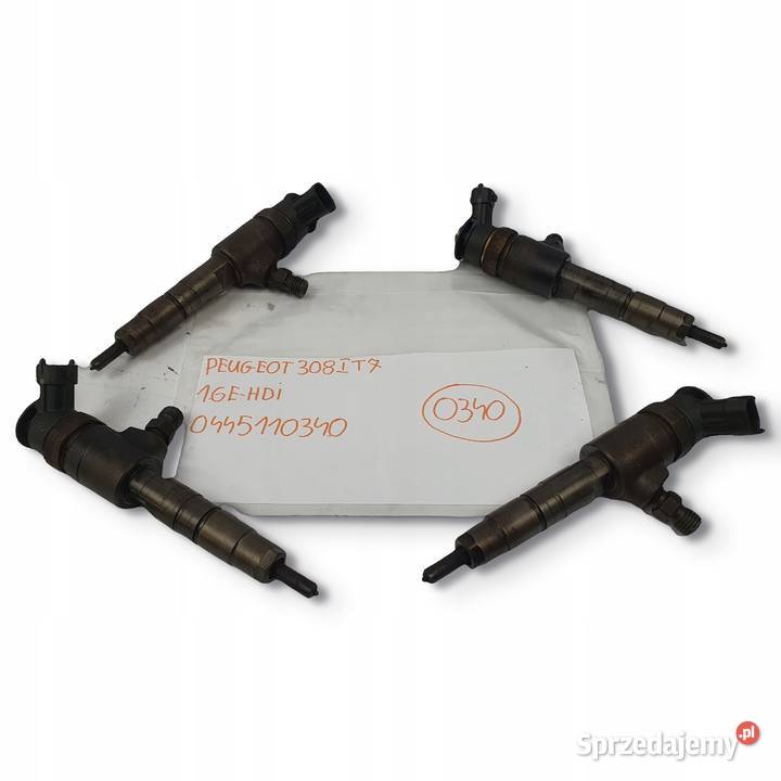 WTRYSKIWACZ Peugeot 308 16 HDI 0445110340 osobowe lubelskie Chełm