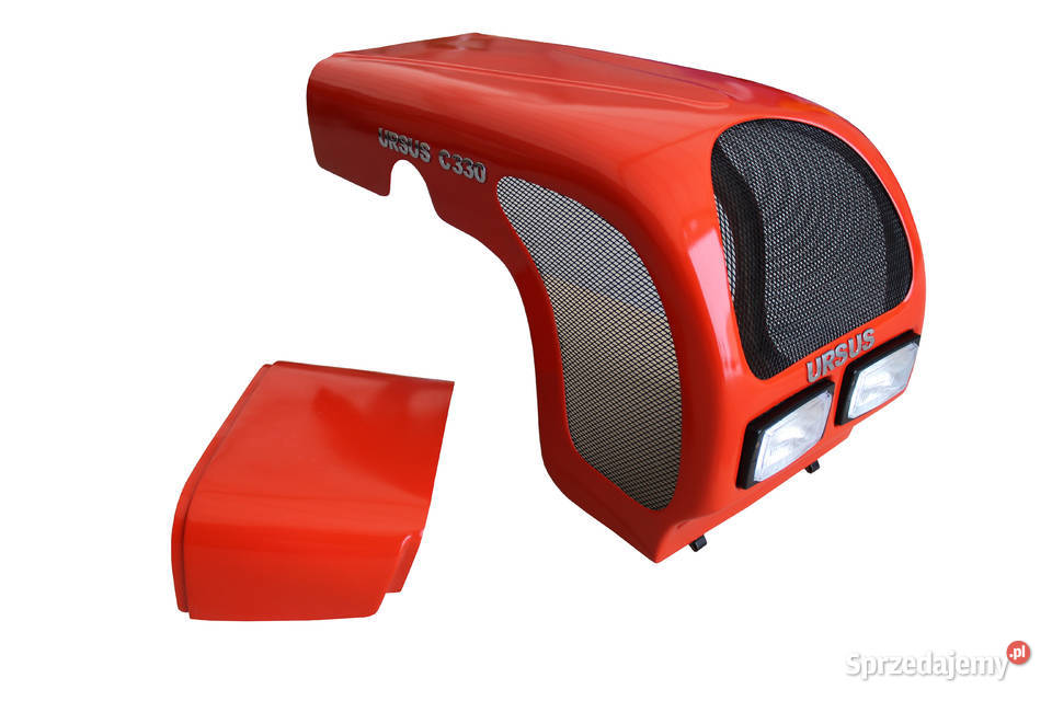 Maska maski URSUS C 330 C330 z nakładką wiśniowa Rogóźno
