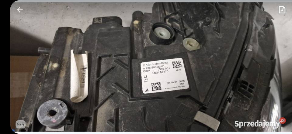 MERCEDESBENZ CLE Reflektor A23690602012369063301 Grodzisk Mazowiecki sprzedam