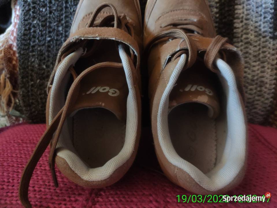 Zamszowe sneakersy na koturnie inna Łódź