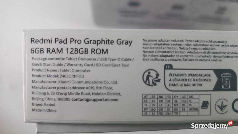 Tablet Redmi Pad Pro 121 6128GB śląskie Katowice