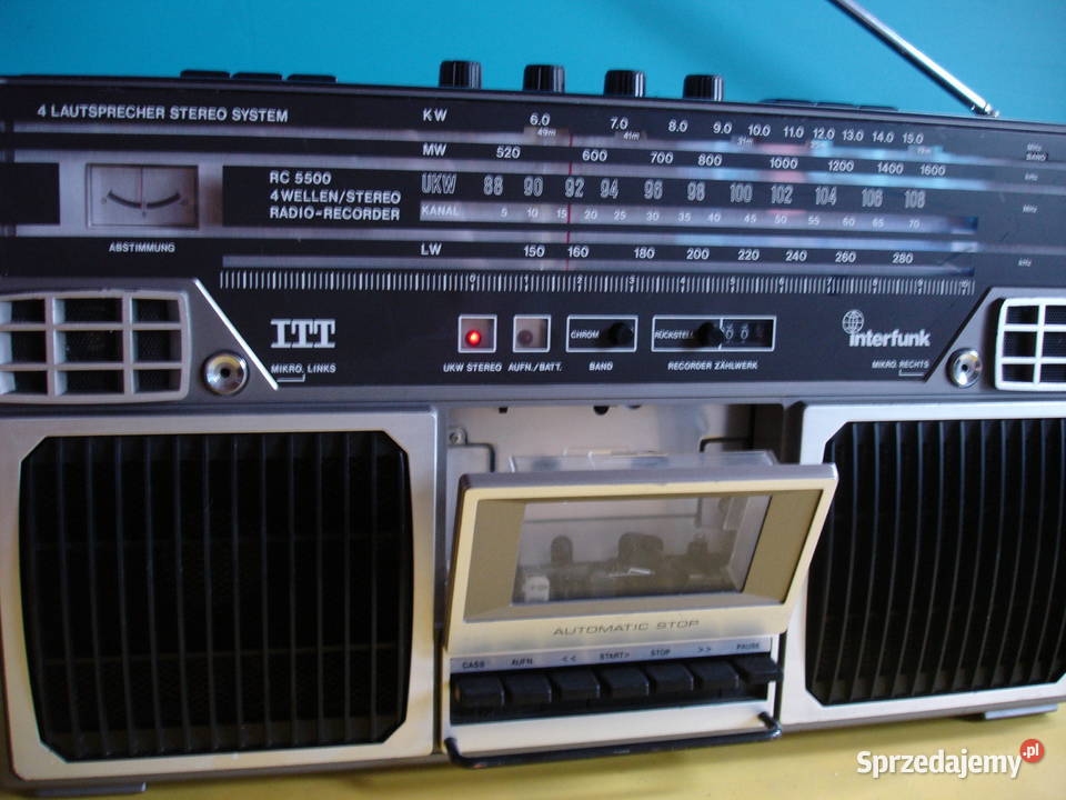 Radiomagnetofon ITTINTERFUNK RC5500 lubuskie