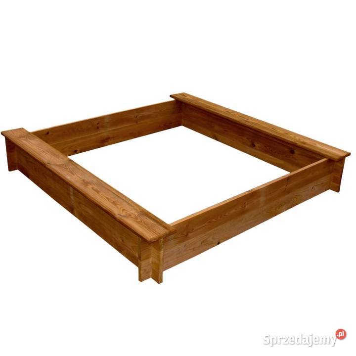 vidaXL Piaskownica z drewna kwadratowaSKU41658 Warszawa