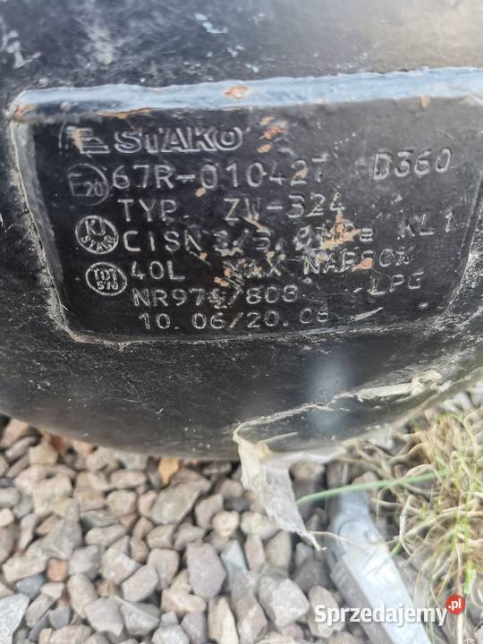 Zbiornik gazu LPG 40l