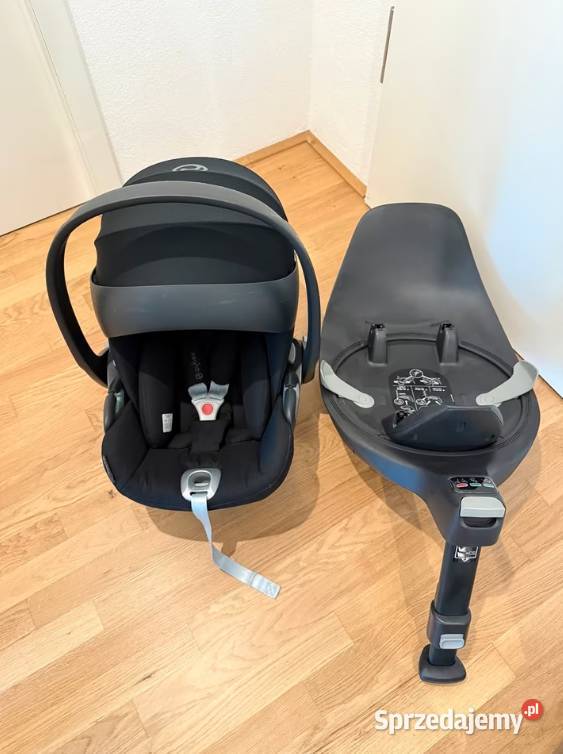 Fotelik samochodowy Cybex z bazą czarny gondola ISOFIX opolskie Opole sprzedam