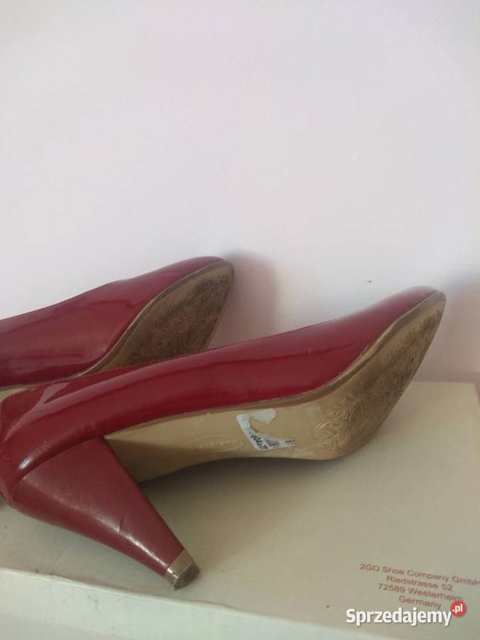 Eleganckie czerwone szpilki Graceland 39 inna Radom sprzedam