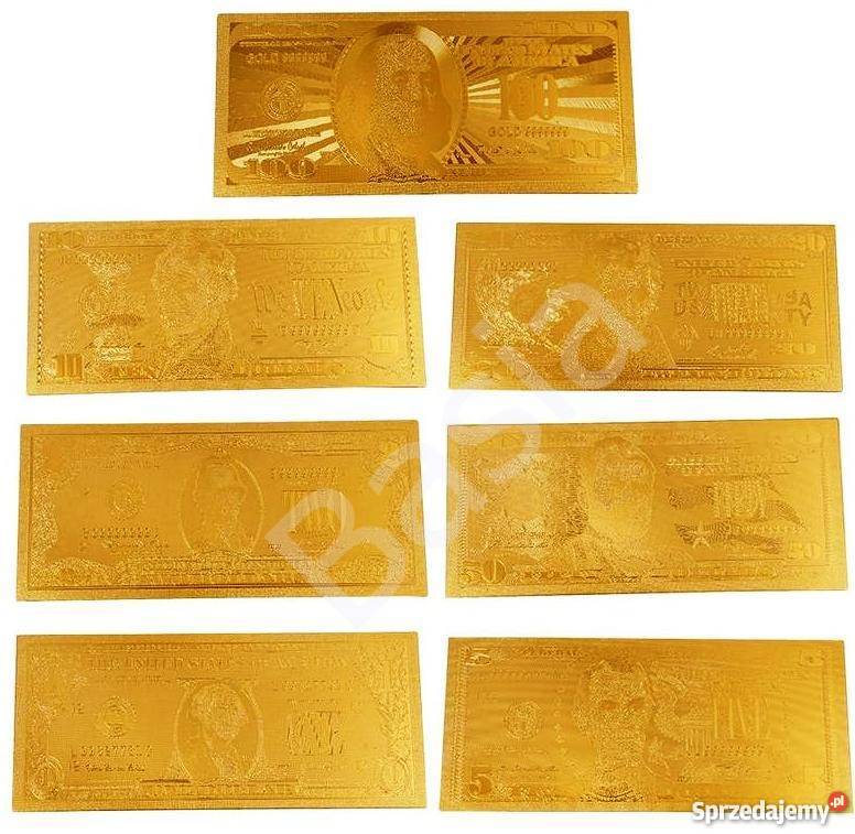 ZŁOTE BANKNOTY 510 2050100200500 EURO Jan Paweł