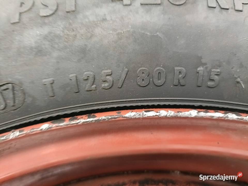 KOŁO DOJAZDOWE Peugeot 207 dojazdówka 12580 R15 lubelskie Chełm