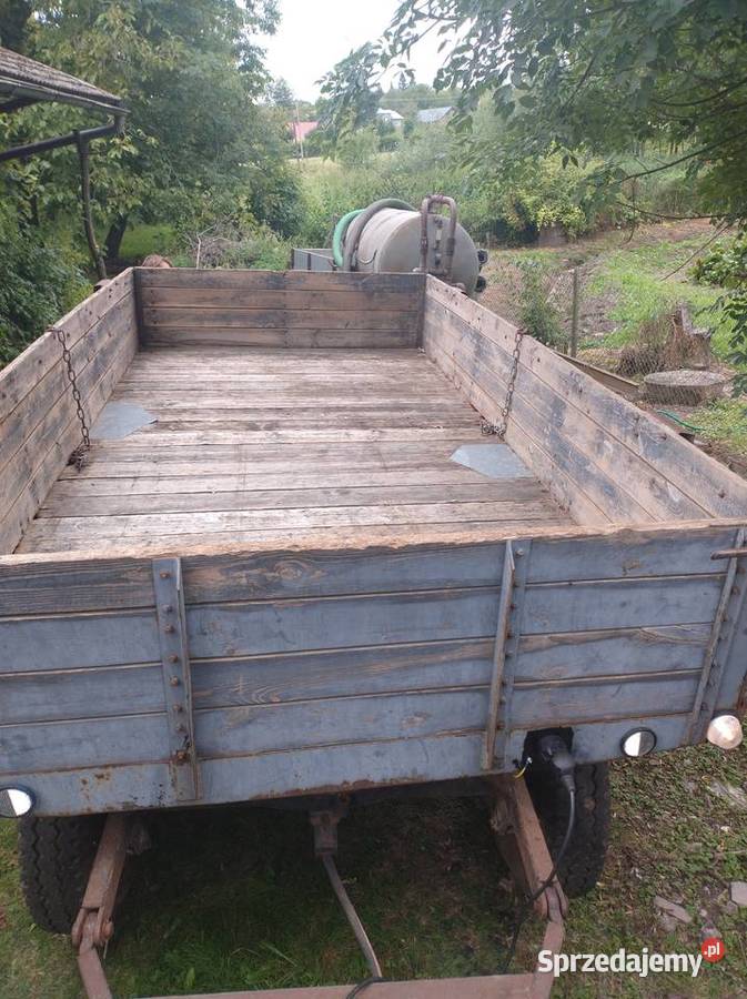 Przyczepa rolnicza D44B podkarpackie Sietesz sprzedam