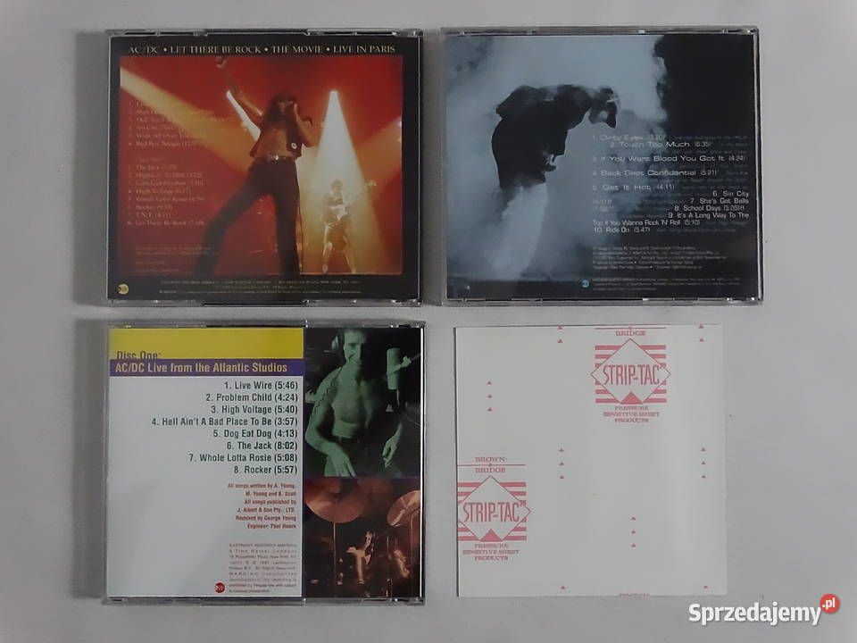 ACDC BONFIRE Box Set 4CD Kostka Plakat UNIKAT Biłgoraj sprzedam