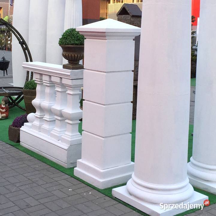 Słupek ogrodzeniowy boniowany słupki betonowe