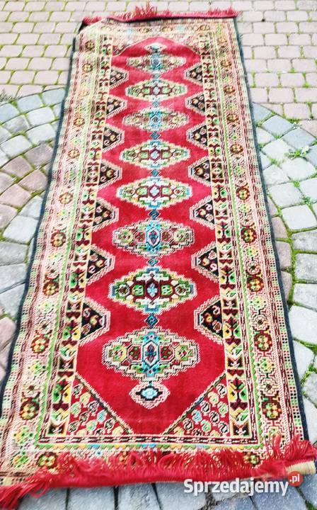 Dywan 83cmx240 PRL Łódź argopolana Malbork