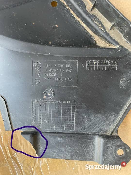 BMW G20 G21 nadkole prawe trójkąt 51717340862 Poznań