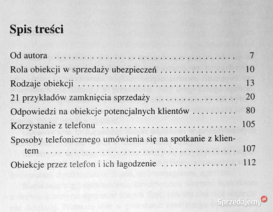 Obiekcje jako krok do sukcesu w sprzedaży Jan Książki i Podręczniki Chełm