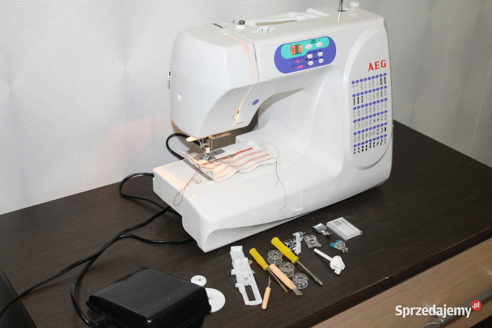 Nowa Maszyna Do Szycia AEG 11678 Komputerowa AGD Maszewo