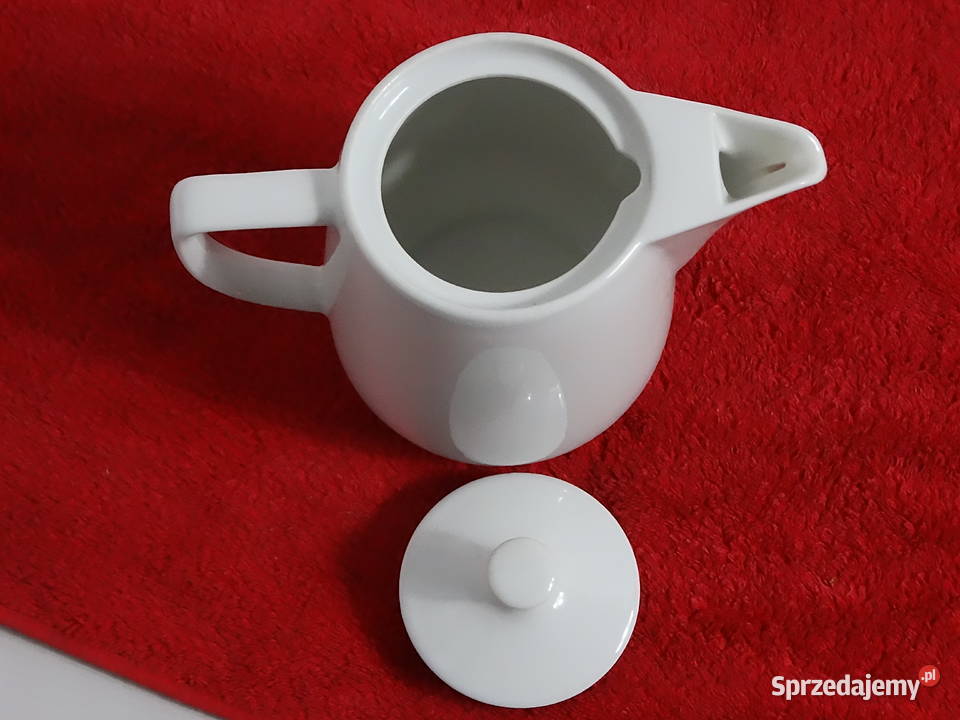 Kultowy Dzbanek Melitta Biała Porcelana Vintage lubelskie Biłgoraj