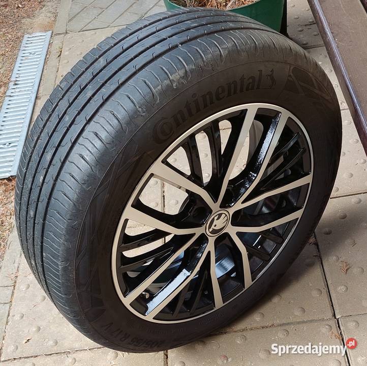 Alufelgi Skoda Kamiq z letnimi oponami Warszawa