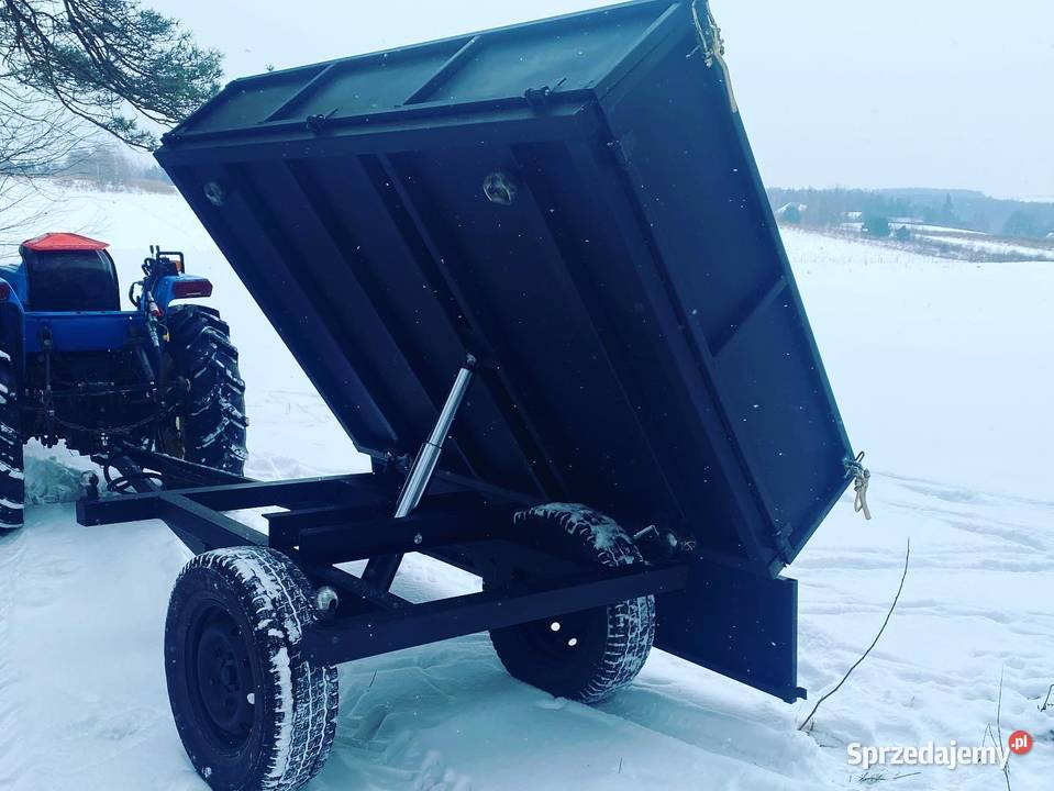 Przyczepa ogrodowa 2 tonowa kiprowana na 3 Olkusz