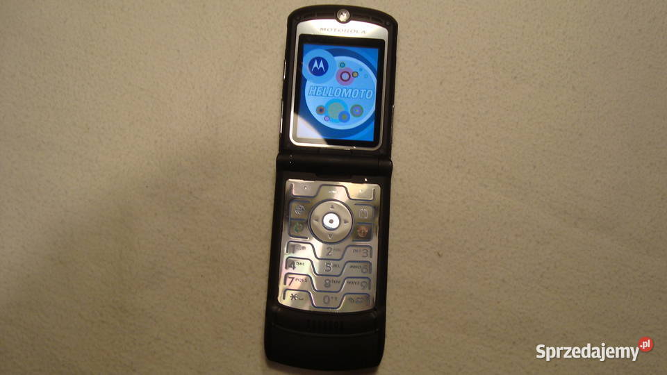 Telefon komórkowy Motorola V3x 4 MB czarny Warszawa sprzedam