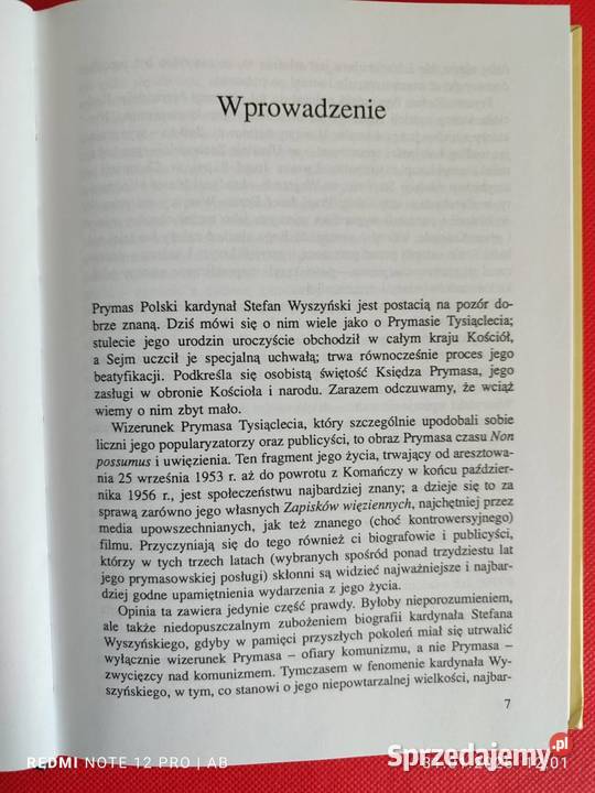 Prymas Stefan Wyszyński Opór i zwycięstwo Janusz Katowice