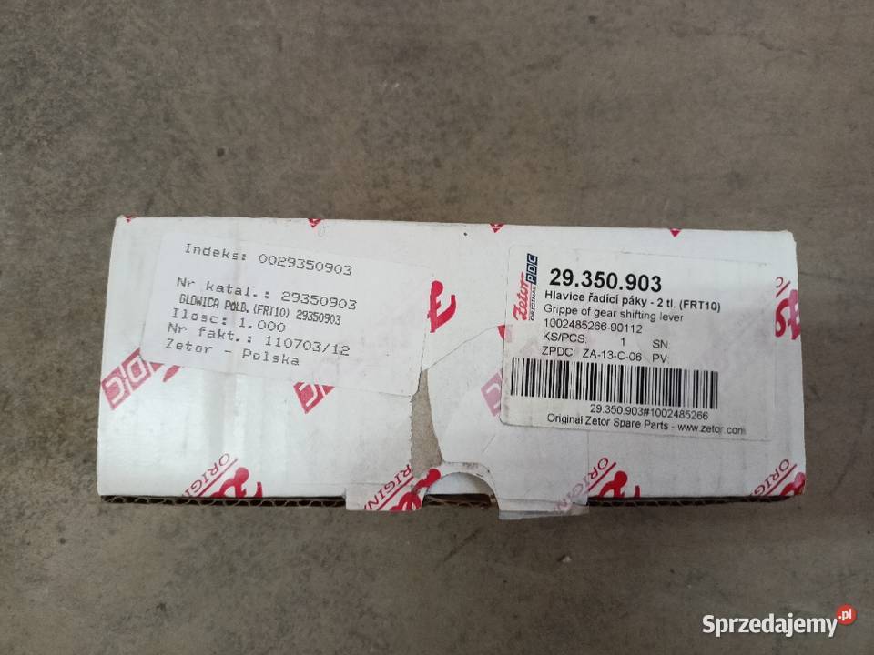 Dźwignia Zmiany Biegów Zetor Forterra 29350903 nieuszkodzony Szczecin