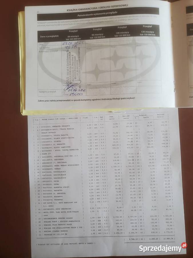 Subaru Forester 20 XT Platinum Lineartronic 1998cm3 Wiórek sprzedam