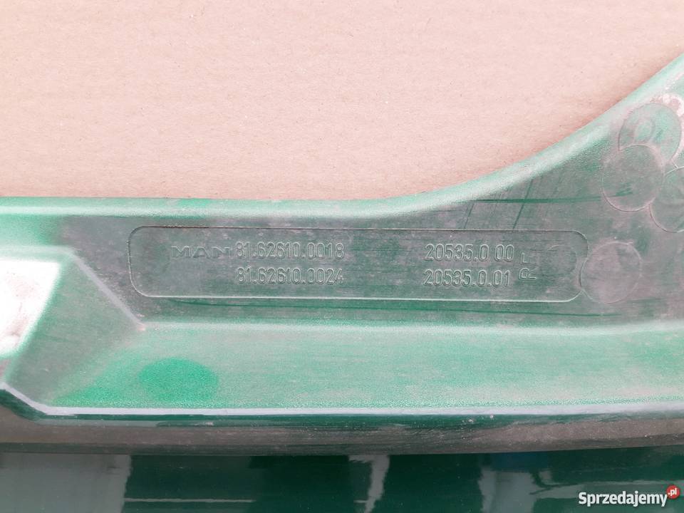 MAN TGA TGX PRZEDŁUŻENIE DRZWI PRAWE RAL 6005 Karoseria Bieleń sprzedam