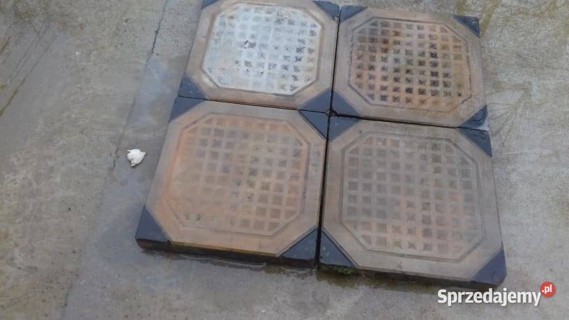 Stare 130 lat plytki podlogowe cementowe 4 Lubań sprzedam