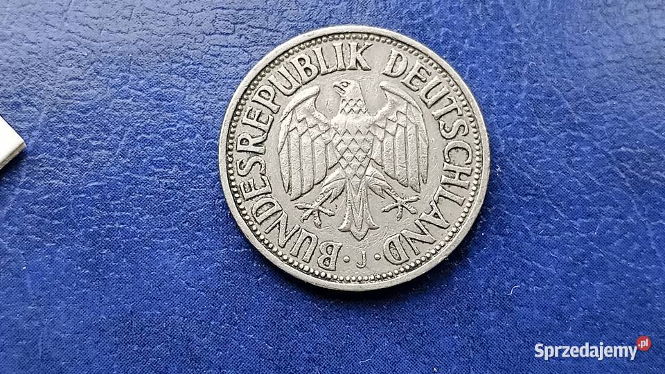 Stare monety 1 marka 1950 J NIemcy Lesko