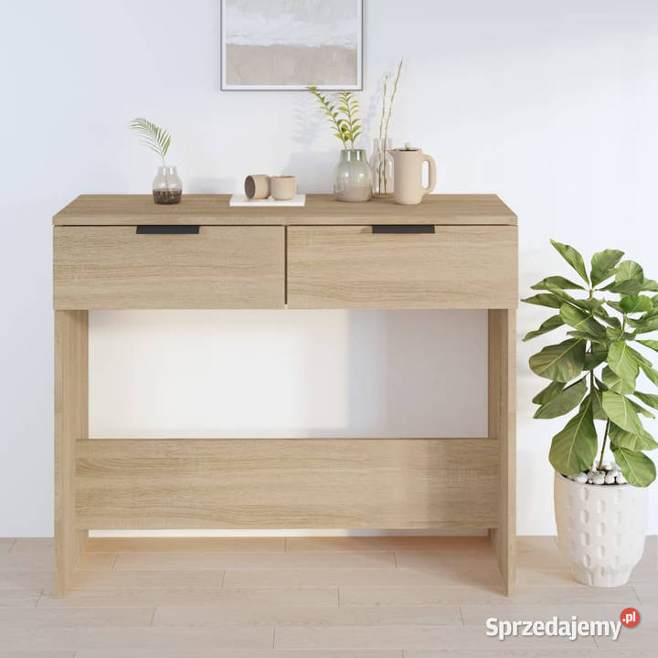 Stolik konsolowy dąb sonoma 90x36x75 WM811334 Stoły Warszawa