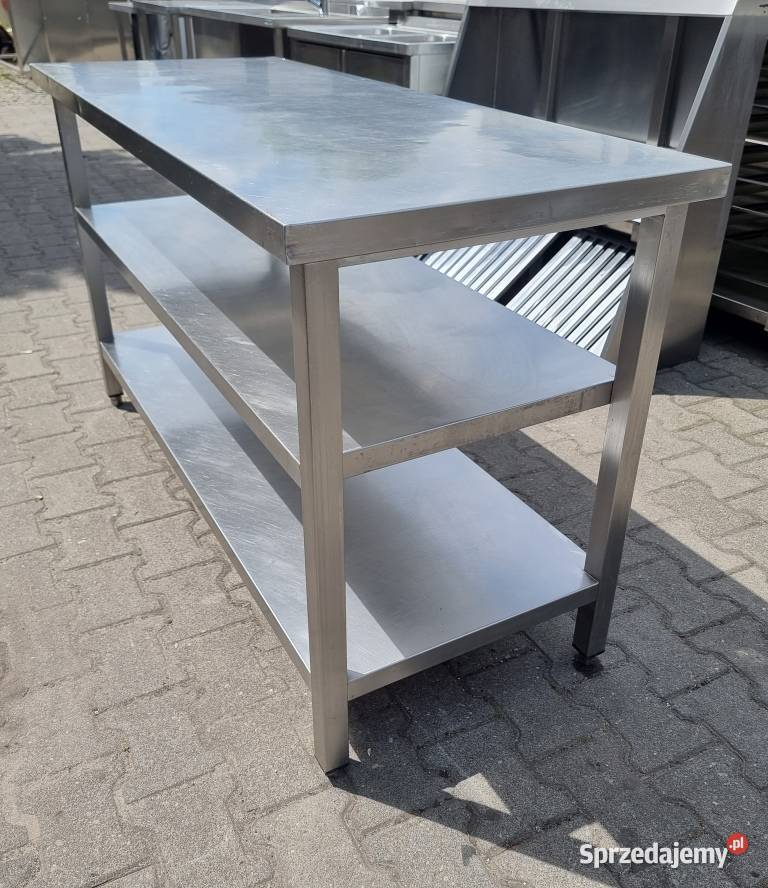 Stół Gastro Centralny Z 2ma Półkami 1506085 M837 Nowe Skalmierzyce