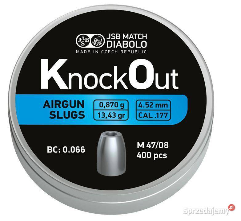 Diabolo JSB KNOCKOUT Slugs cal 451500 Warszawa