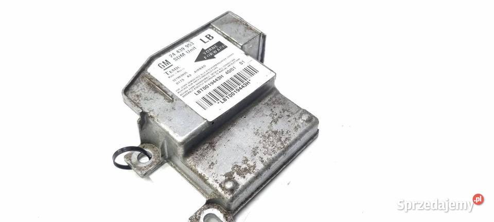 SENSOR AIRBAG OPEL CORSA 24439953 Lipno sprzedam