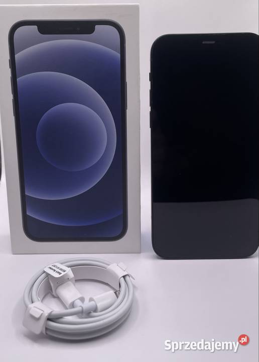 iPhone 12 128 GB Black 81 łódzkie Łódź
