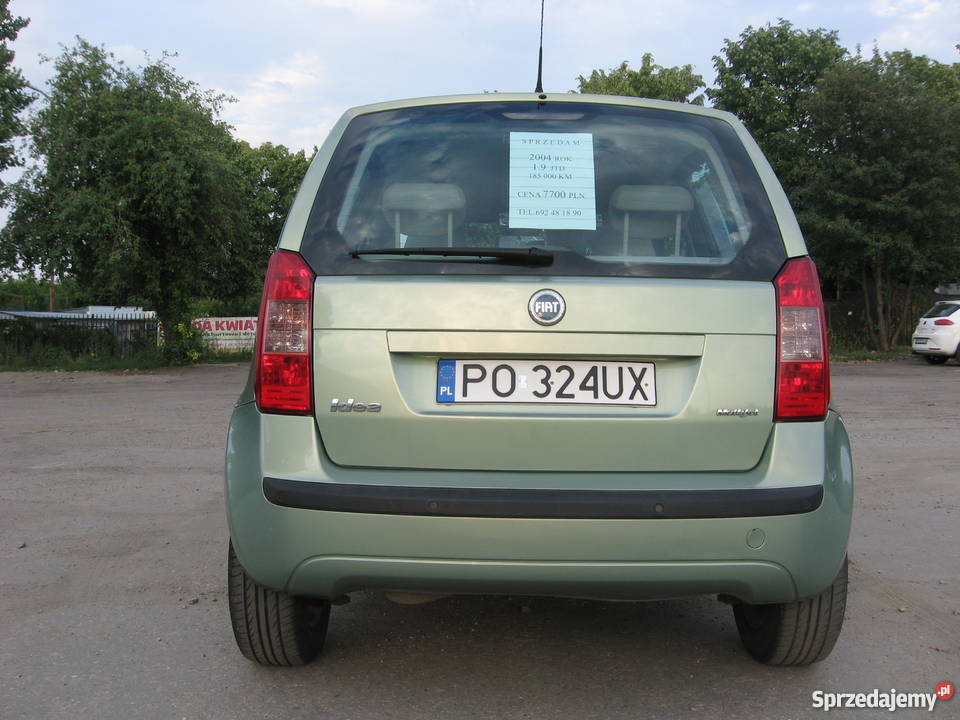 FIAT Idea 19 jtd aluminiowe felgi Poznań