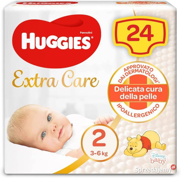 HUGGIES Care 2 36 24 sztuki Pieluszki i chusteczki Gaszowice