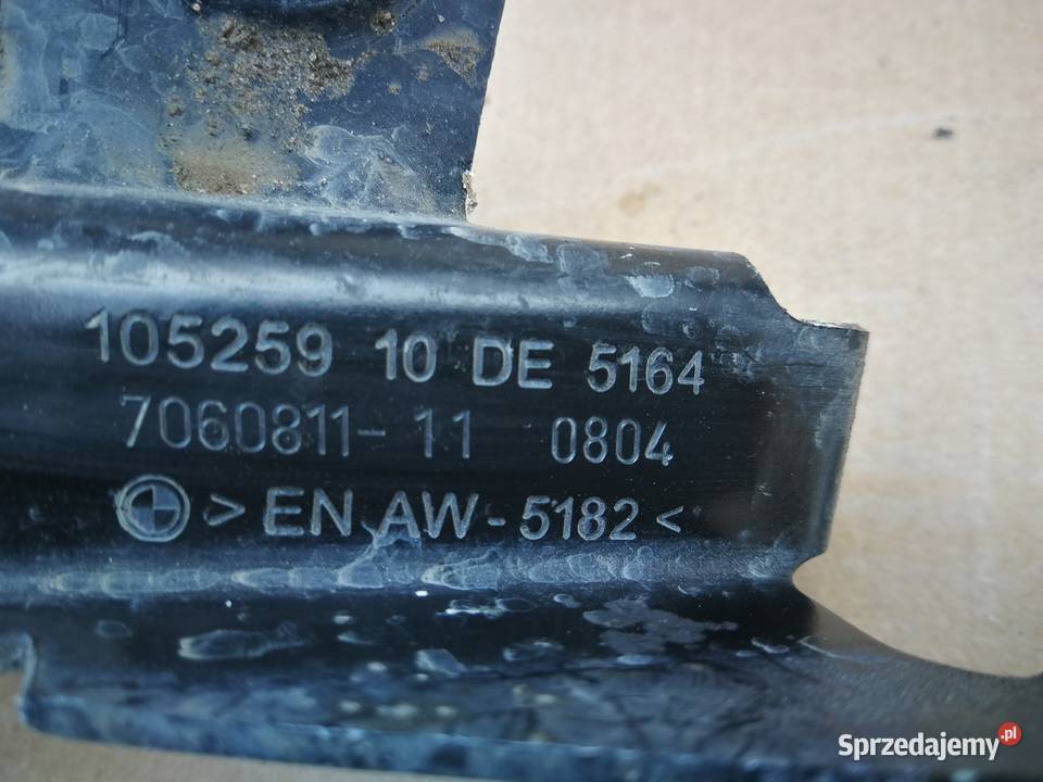 Wspornik mocowanie błotnika bmw e63 e64 105259 osobowe