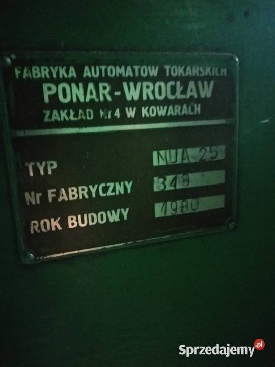 Szflifierka NUA 25 PONAR Produkcja Włoszczowa